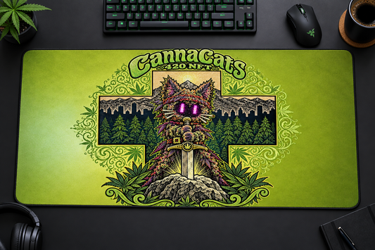 CannaCats 420 NFT Desk Mat