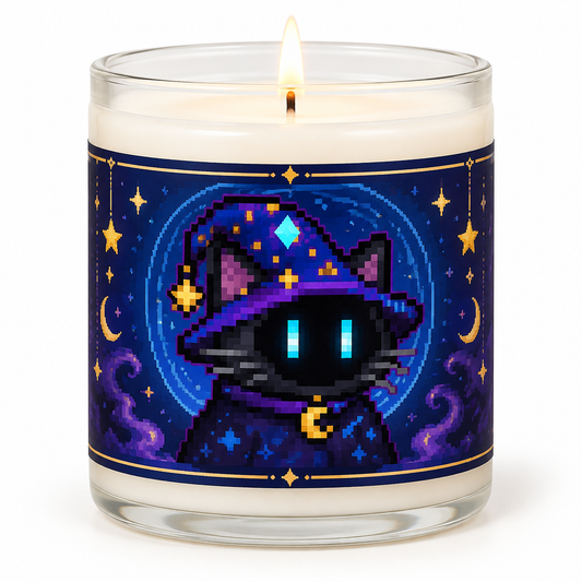 CannaCats Wizard Cat Scented Soy Candle mockup